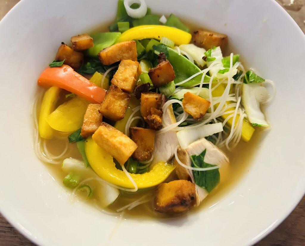 noodle soup in bowl